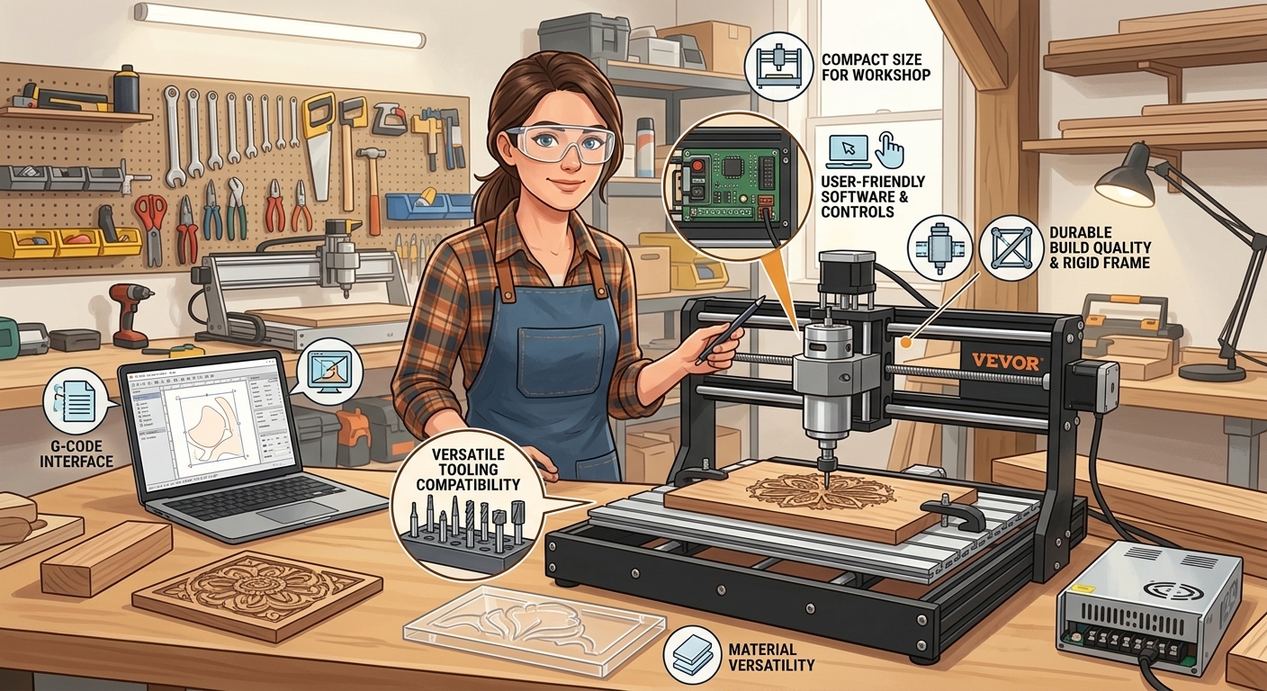 What to look for in a beginner cnc machine